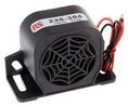 Electronic Buzzer Black 12 ... 80 VDC 200mA 97dB Polyamide Wire Lead